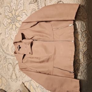 Faux Leather Jacket